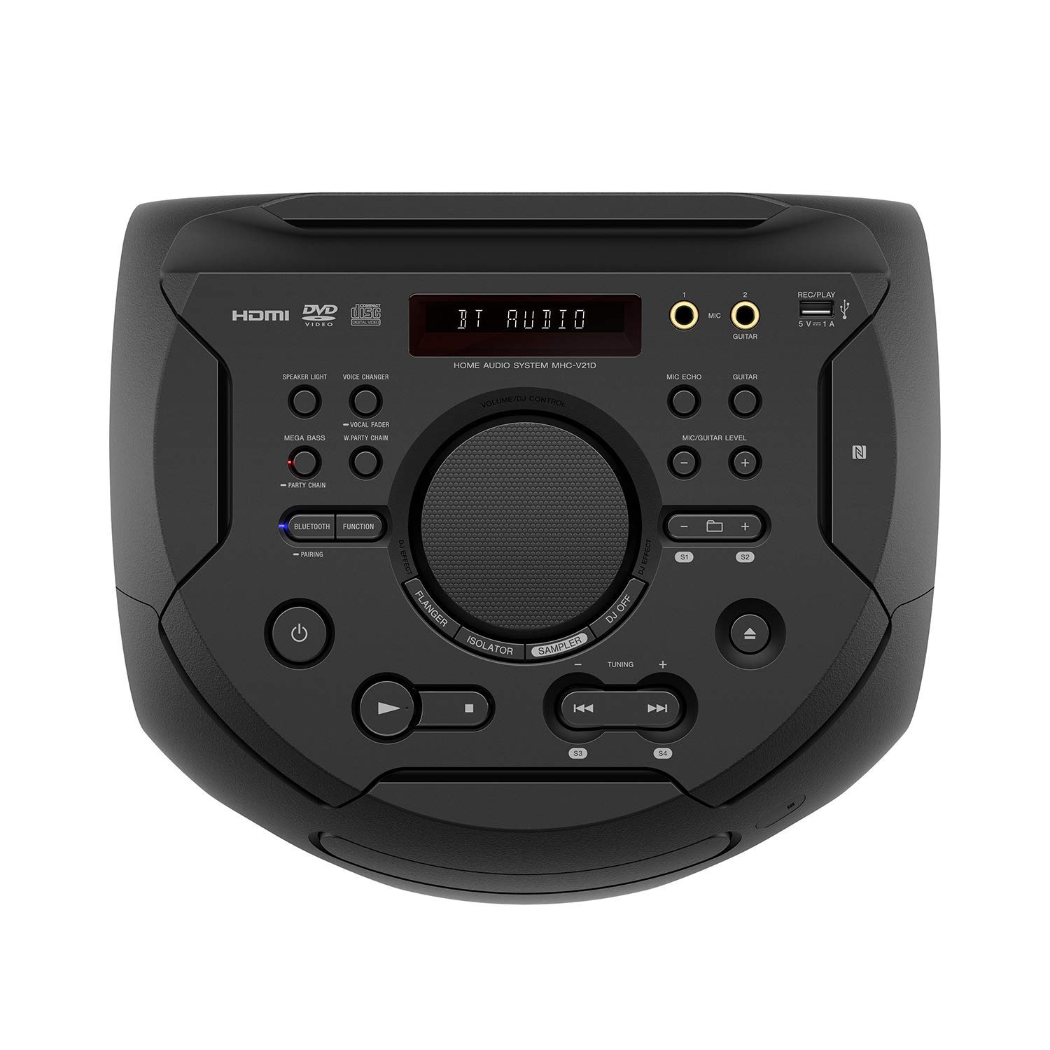 Sony MHC-V21D High Power Portable Party System (Black)